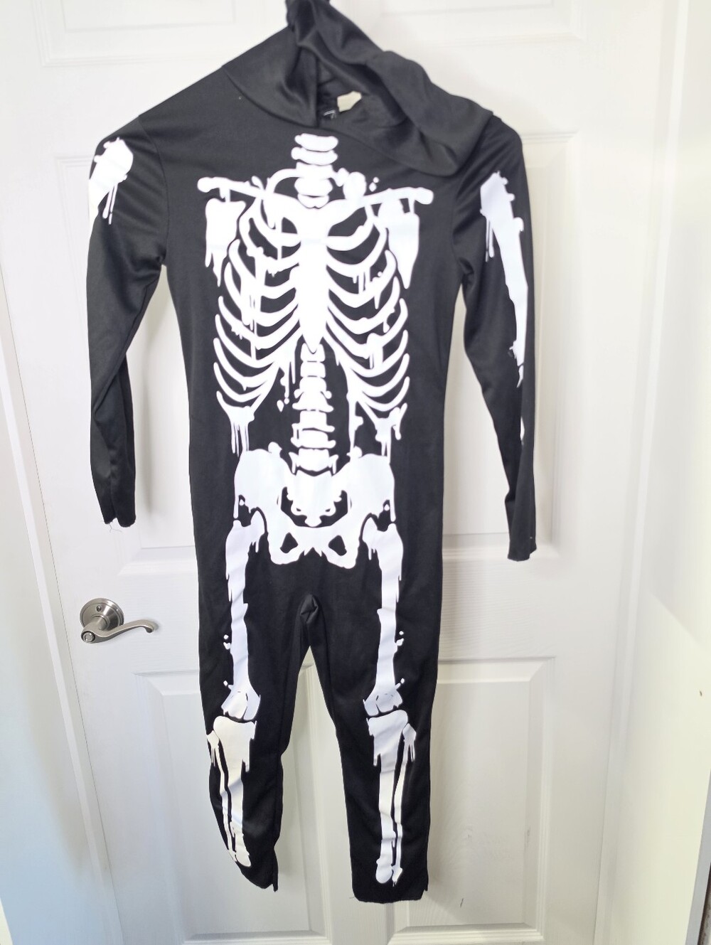 Target Black and White Kids Skeleton Hooded Footie